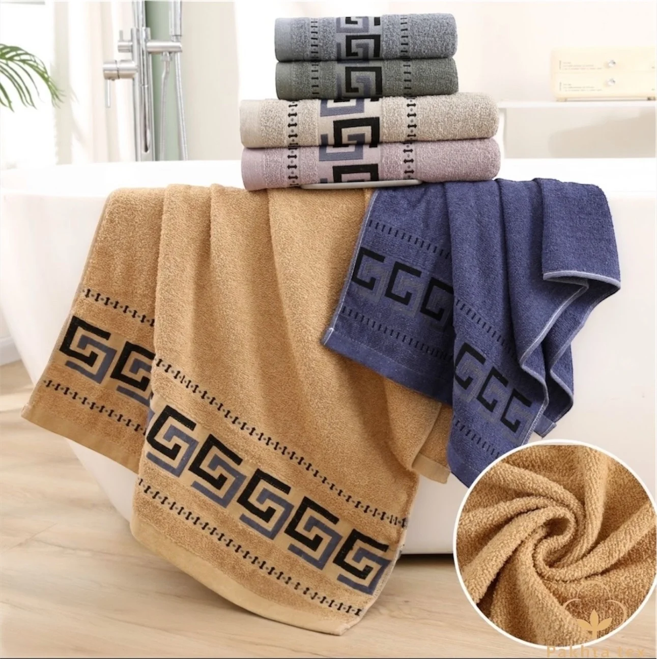 Внимание новинка Махровое полотенца для бани из 100 . Баня:250 6х250=1500 Размер:70/140 см