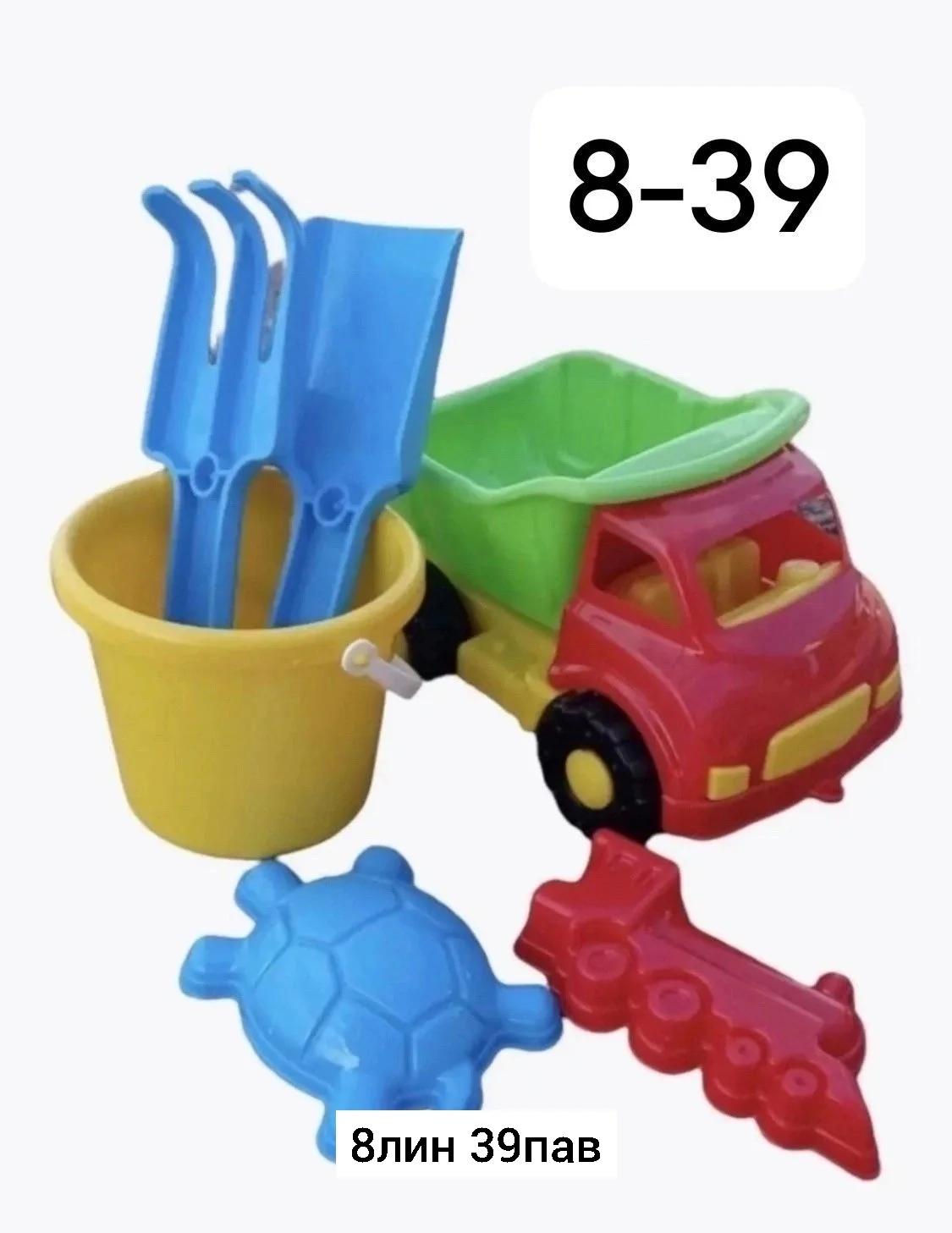 Игрушка, пластик Авто Мини Самосвал 2фор, лор, гр, ведро мини Размер 18,5см Место 8линия