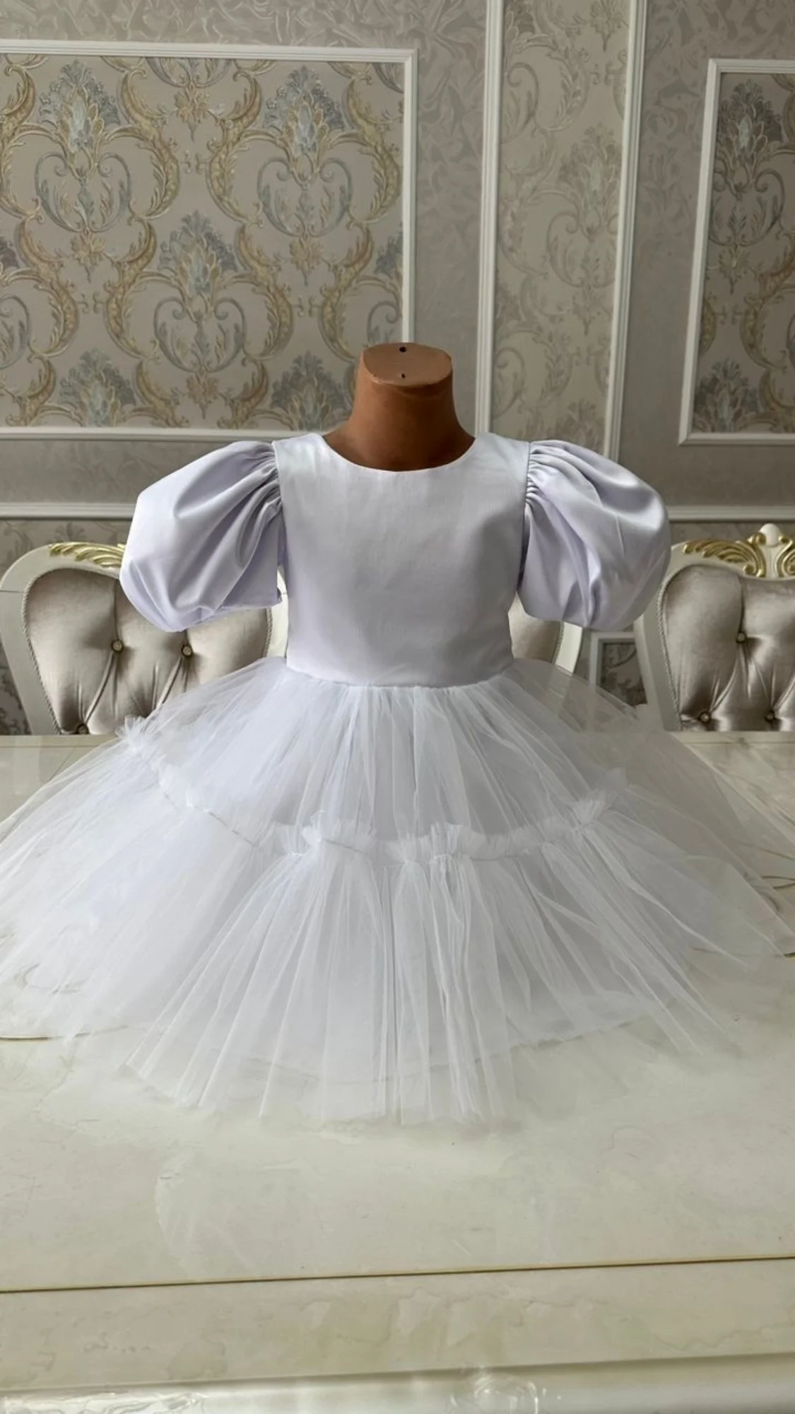 Цена штучно: 1500руб Цена оптом: 1300руб упак. 5шт=6500руб Платье, атлас Размеры 104-110-1