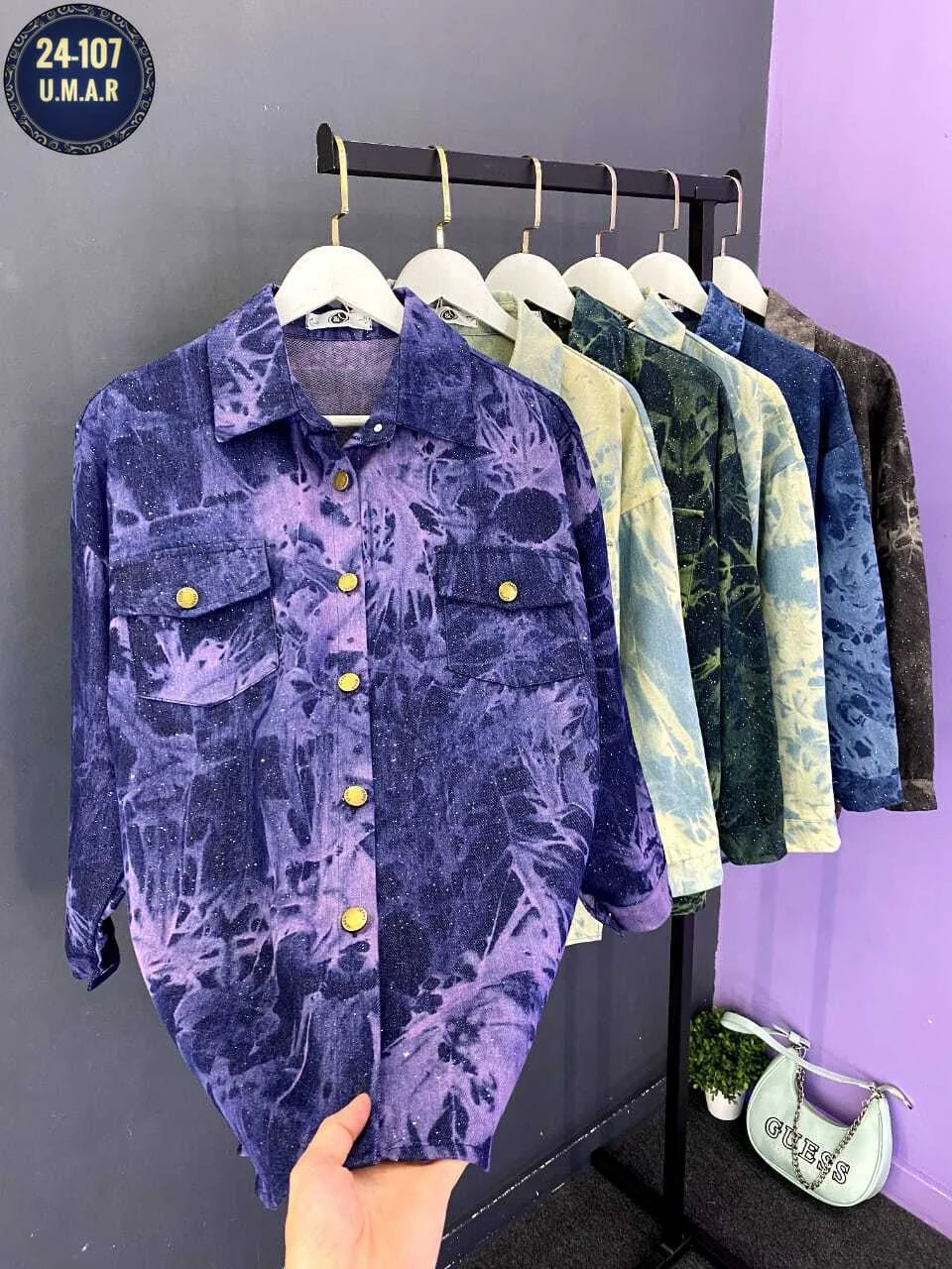 Получили Новинки Рубашка ткань джинса Фабричный Китай Размеры 42 44 46 48 50 единый