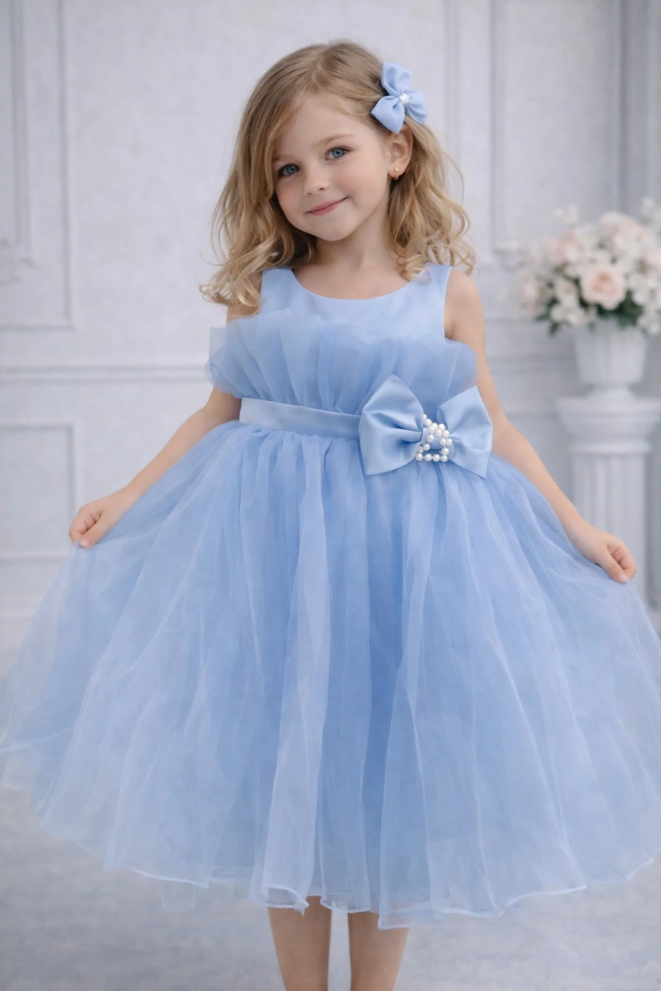 Цена штучно: 1500руб Цена оптом: 1400руб упак. 4шт=5600руб Платье, фатин Размеры 116-122-1