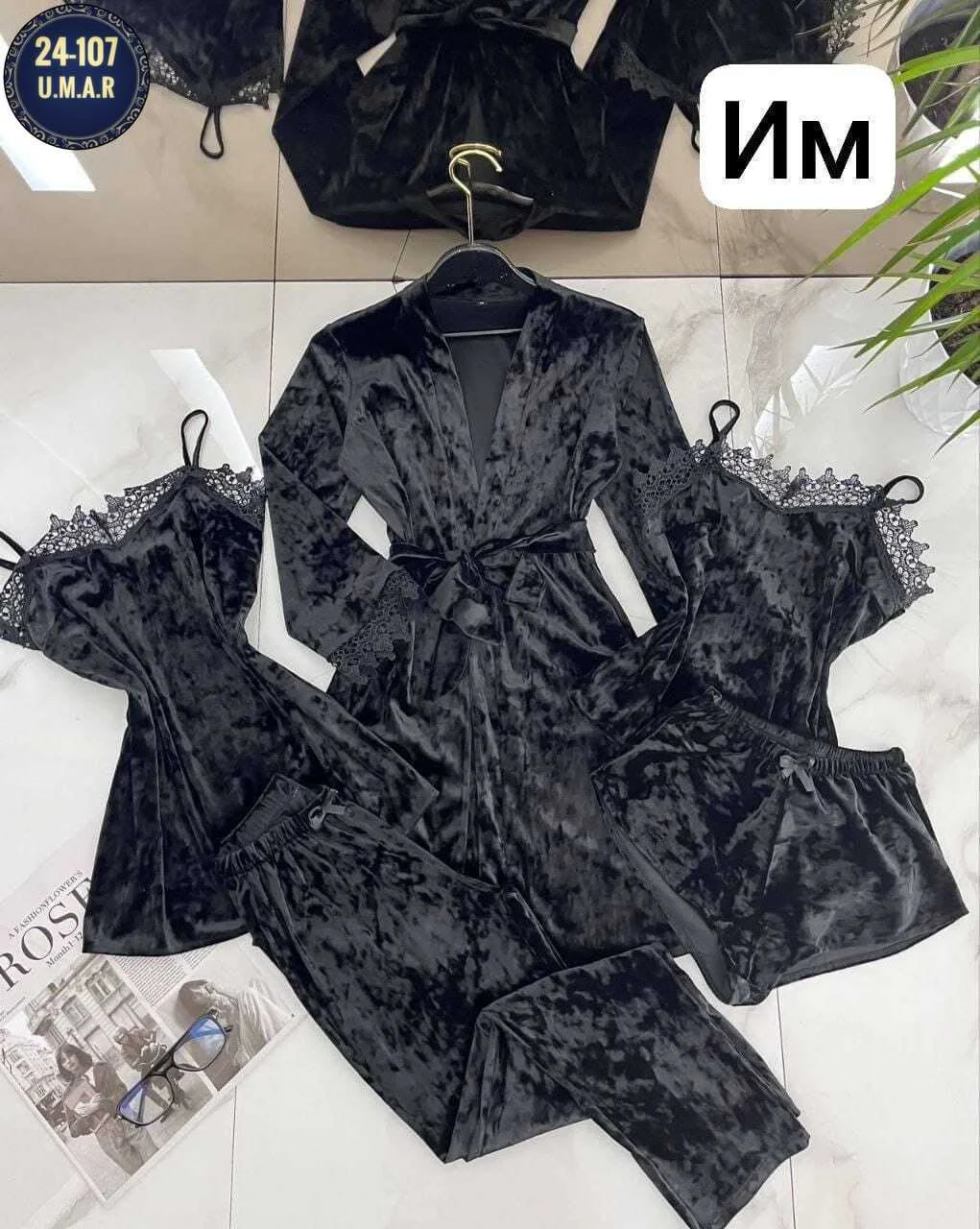 Пижама 5 в 1 Представляем вам стильный Комплект пижама который Выключает в себя все