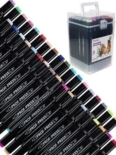 Маркеры для рисования и скетчинга Набор Канцелярия для школы Фломастеры двусторонние Цена