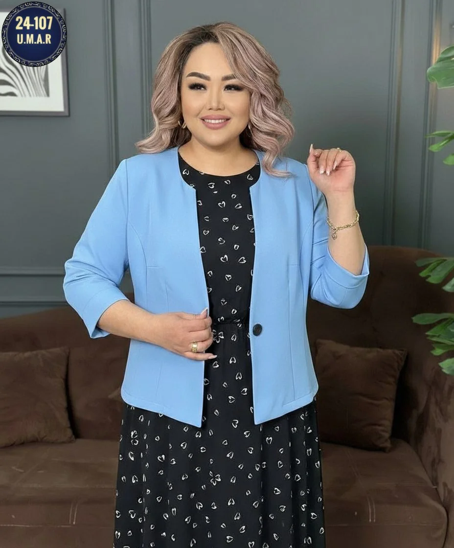 Получили новинки Элегантный женский комплект жакет и платья Размеры 50-52-54-56 Ткань Прад