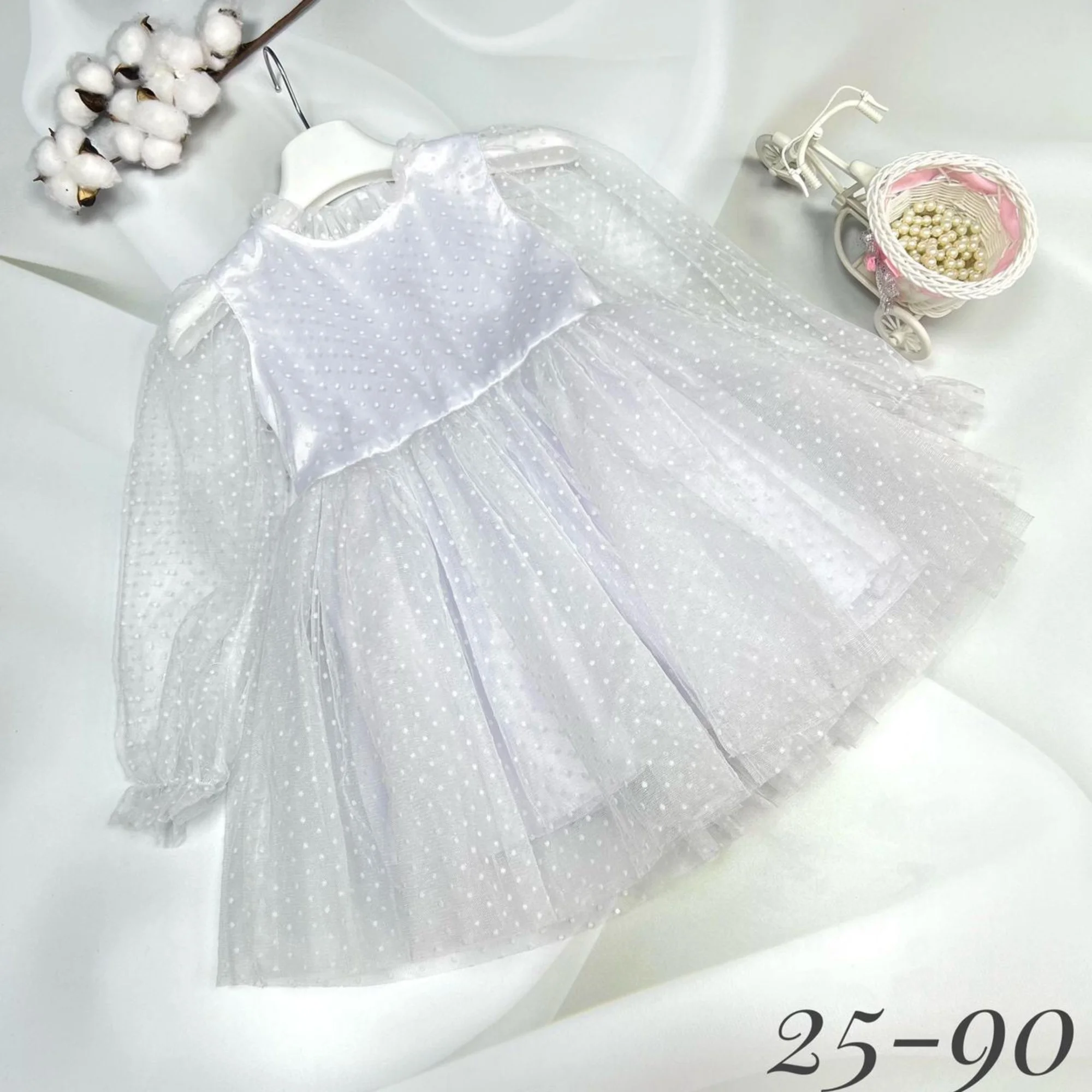 Цена штучно: 650руб Цена оптом: 600руб упак. 5шт=3000руб Платье, фатин Размеры 110-116-122