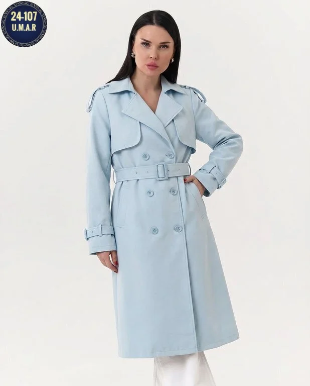 New - Цена - 850 Тренч пальто длинный плащ эка кожа - Этот тренч