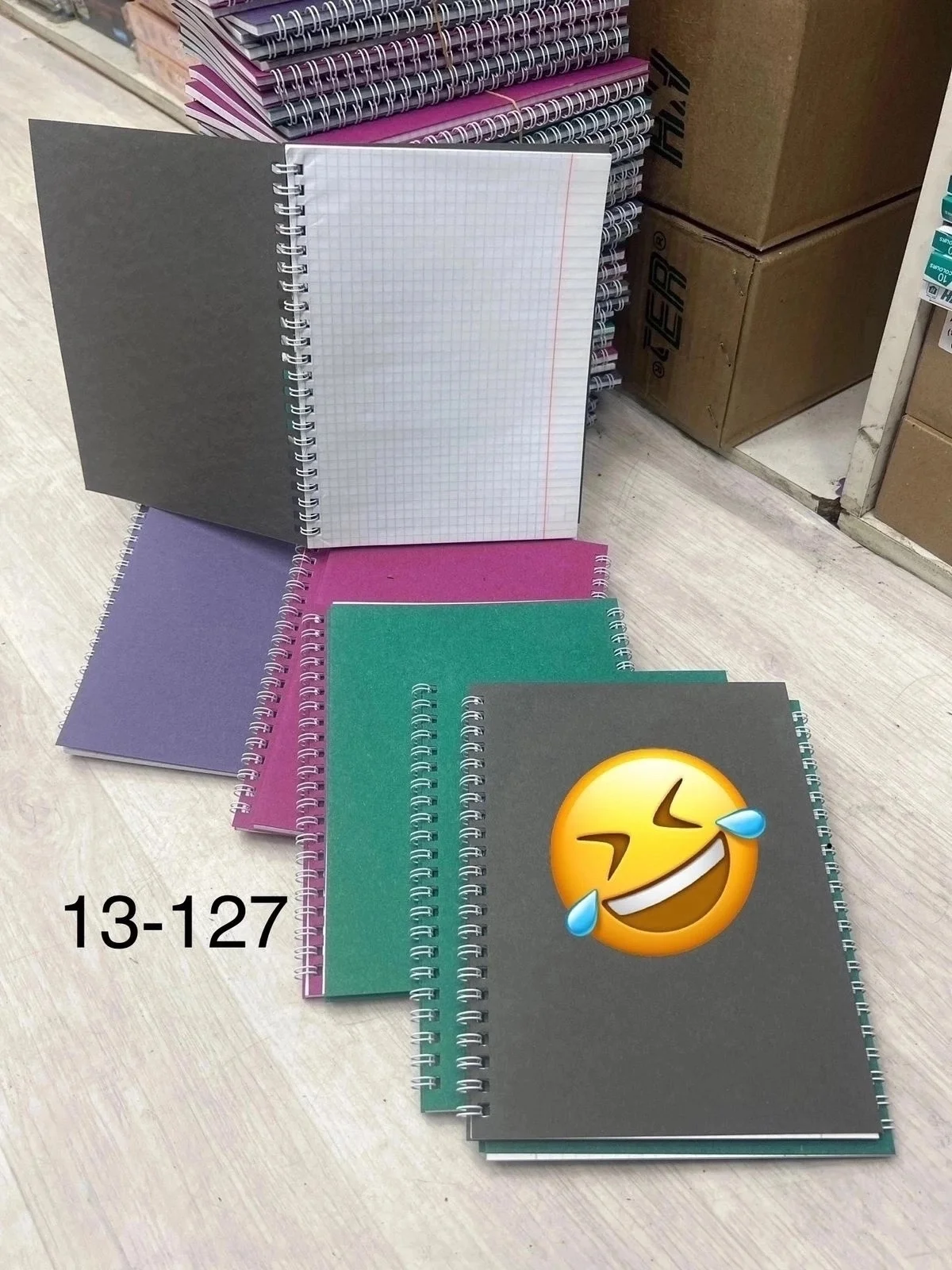 Общая тетрадь на пружине, 48 листов, размер А5, клетка , 10 шт упаковка Без