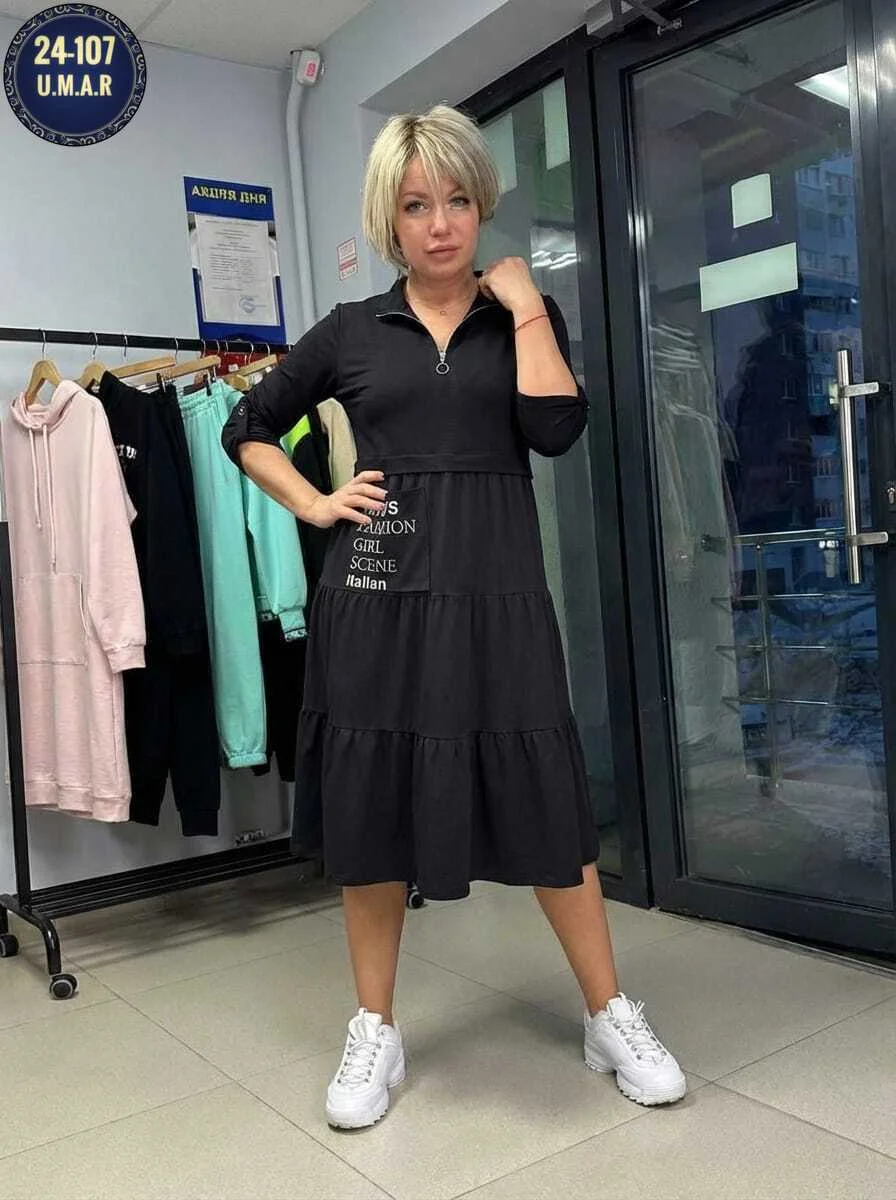 Новинка Платье Ткань трикотаж и лайт Размеры 50 52 54 56 58 60 Цена