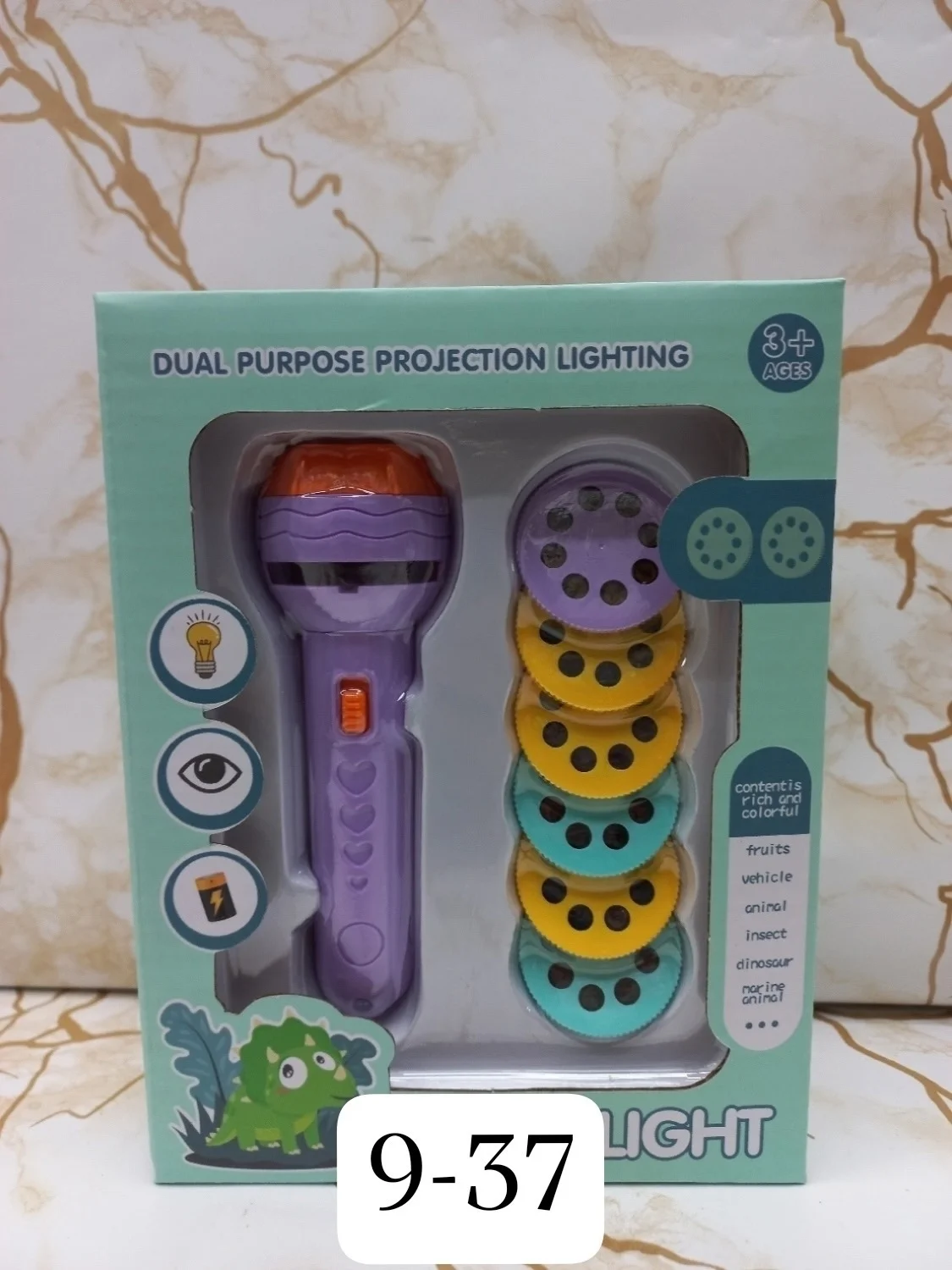 Распродажа Цена 199 руб. Игрушка, пластик Для мужчин и для женщин Фонарик проектор детский