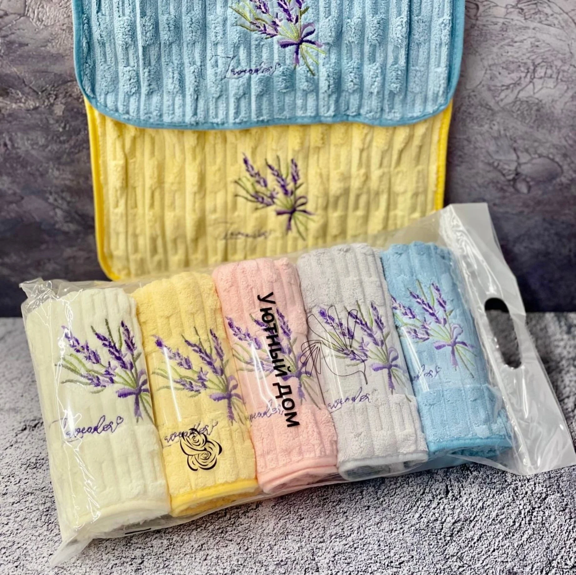 Цена оптом: 70руб упак. 5шт=350руб Полотенце, хлопок Внимание НОВИНКА Полотенца с карабино