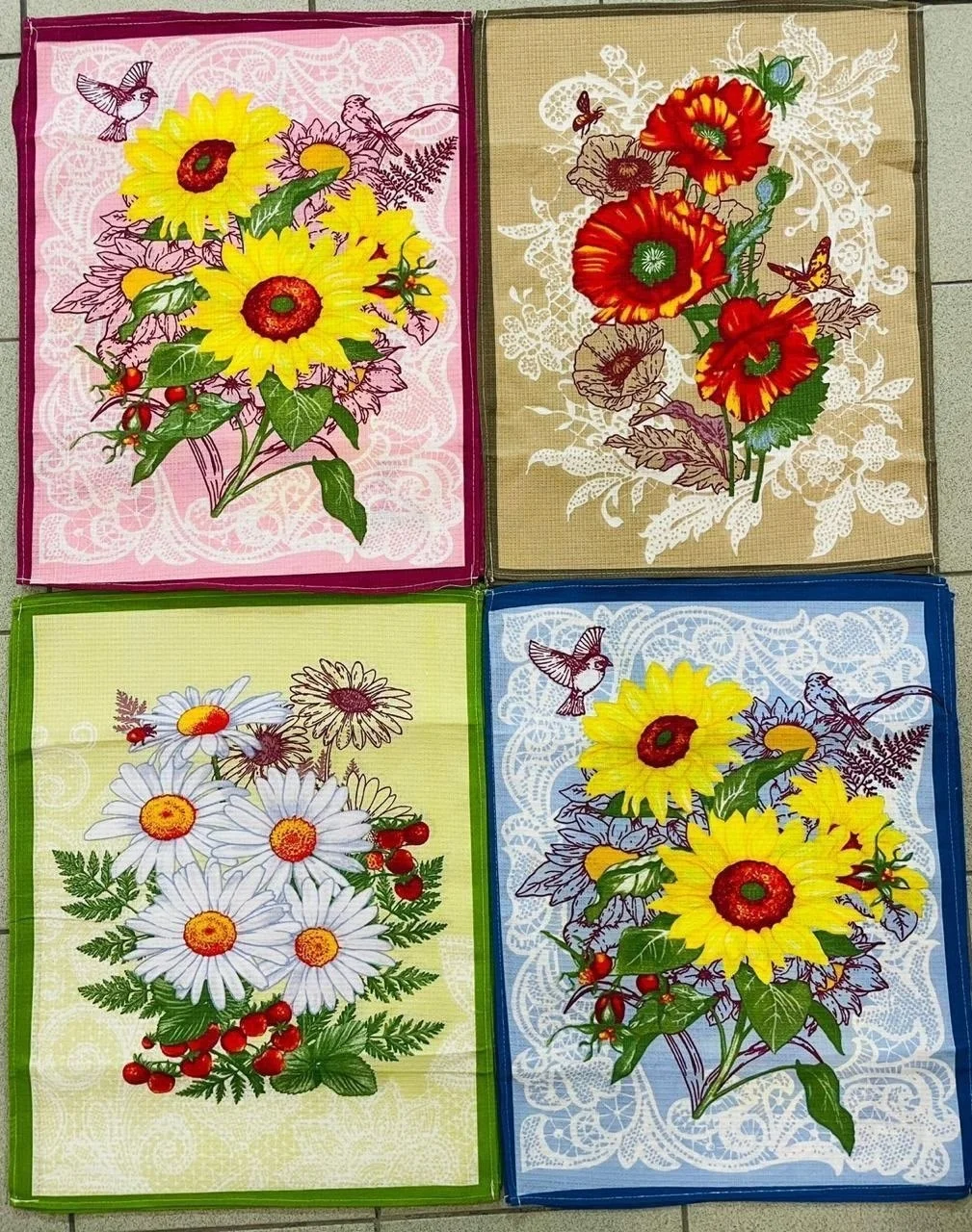 Внимание новинка Вафельные кухонные полотенца. Цена: 350 руб 350 за 10 штук. Один рисунок