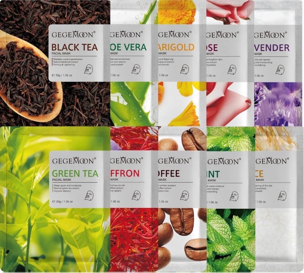 Акция Акция Набор тканевых масок для лица 10 шт Цена 100 рублей Набор корейских