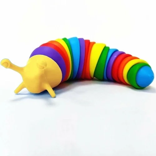 Распродажа Цена 100 руб Развивающая игрушка антистресс Разноцветная гибкая Гусеница Finger