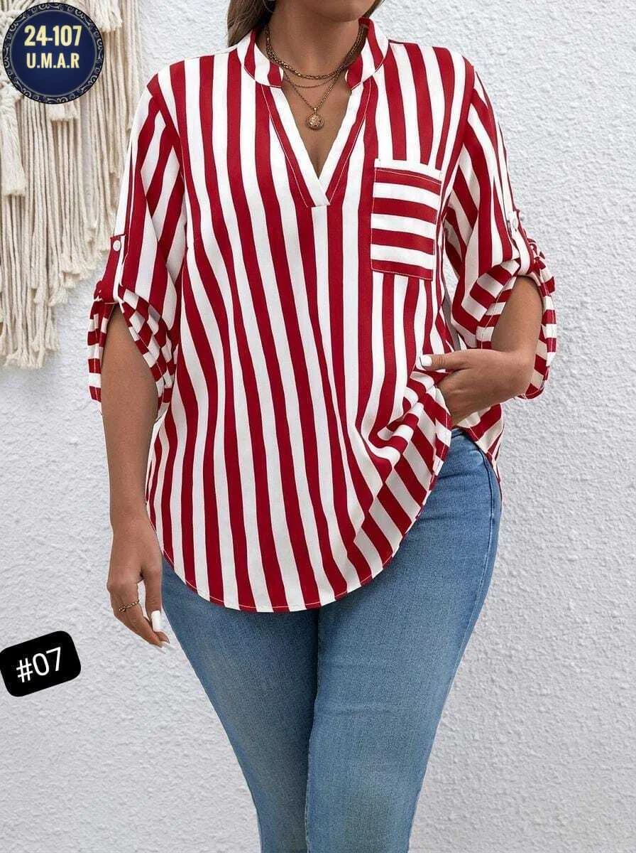 Новый поступление Шикарный Блузка ткань Софт Размеры 54 56 58 60 62 64 Цена