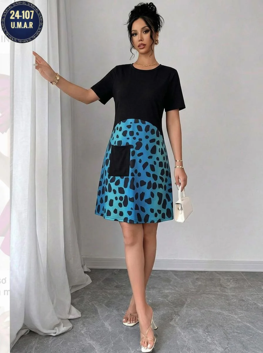 Супер Распродажа Шикарный Платяь Ткань Лайт с Сублимация Размеры 46 48 50 52 54