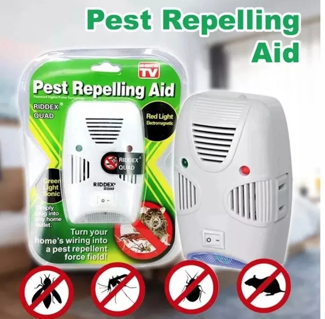 Акция Акция Отпугиватель ультразвуковой от мышей и тараканов Pest reject Цена 150 рублей Э