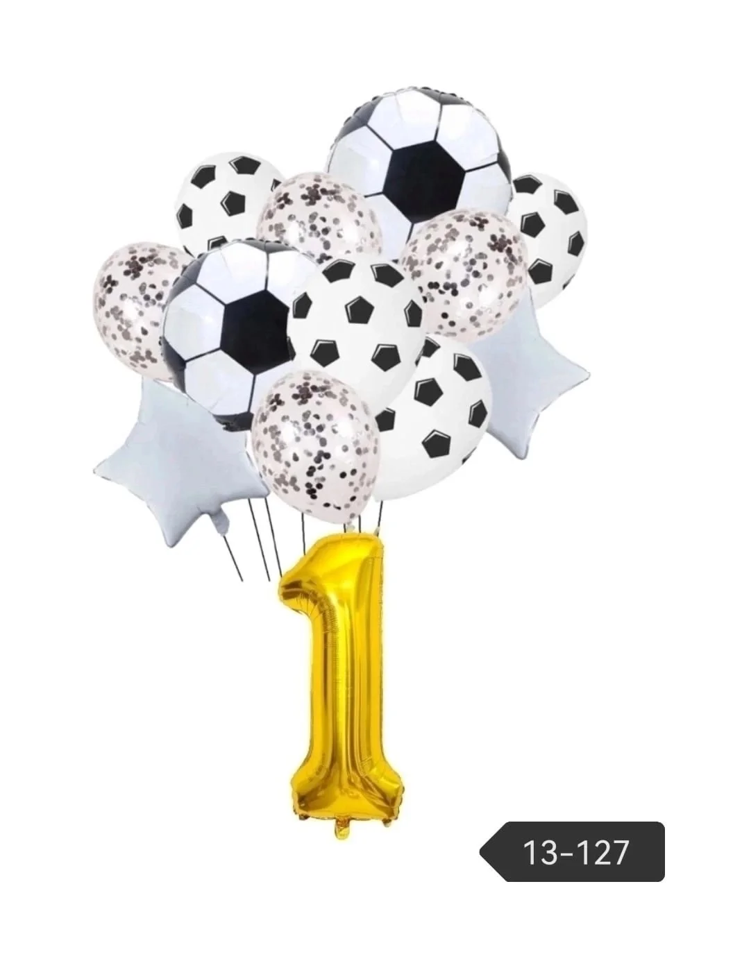 НАБОР ШАРОВ С ЦИФРАМИ Упаковка: 13 12 шт шарики +1 шт Цифра 40 дюймов