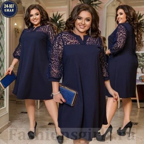 Получили новинки платье Качество и пошив отличный Ткань крепун + гипюр Размеры 52 54