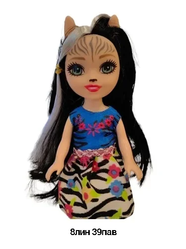 Игрушка, пластик Набор коллекционных кукол 12 шт в упаковке Высота игрушка 15см Место 8-39