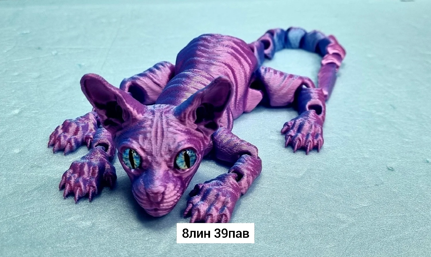 Игрушка, пластик Игрушка, пластик 3D-печатная безволосая кошка - 30 CM,игрушки для снятия