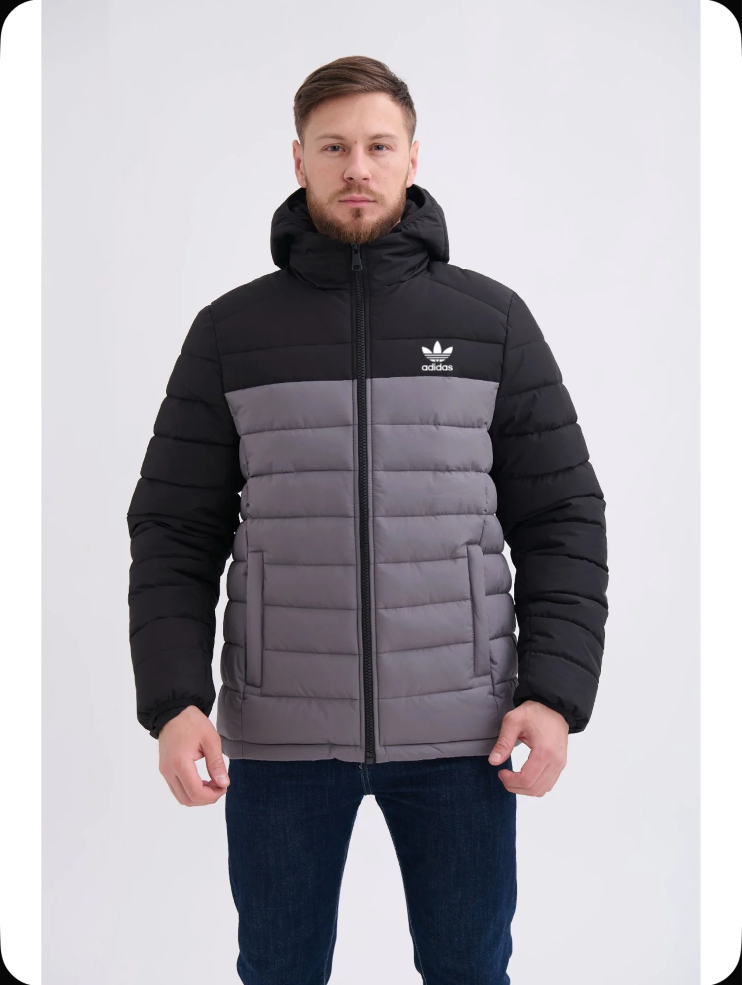 Цена штучно: 1500руб Куртка для мужчин, плащевка Куртки на Осень- Зима Градусов 10 до