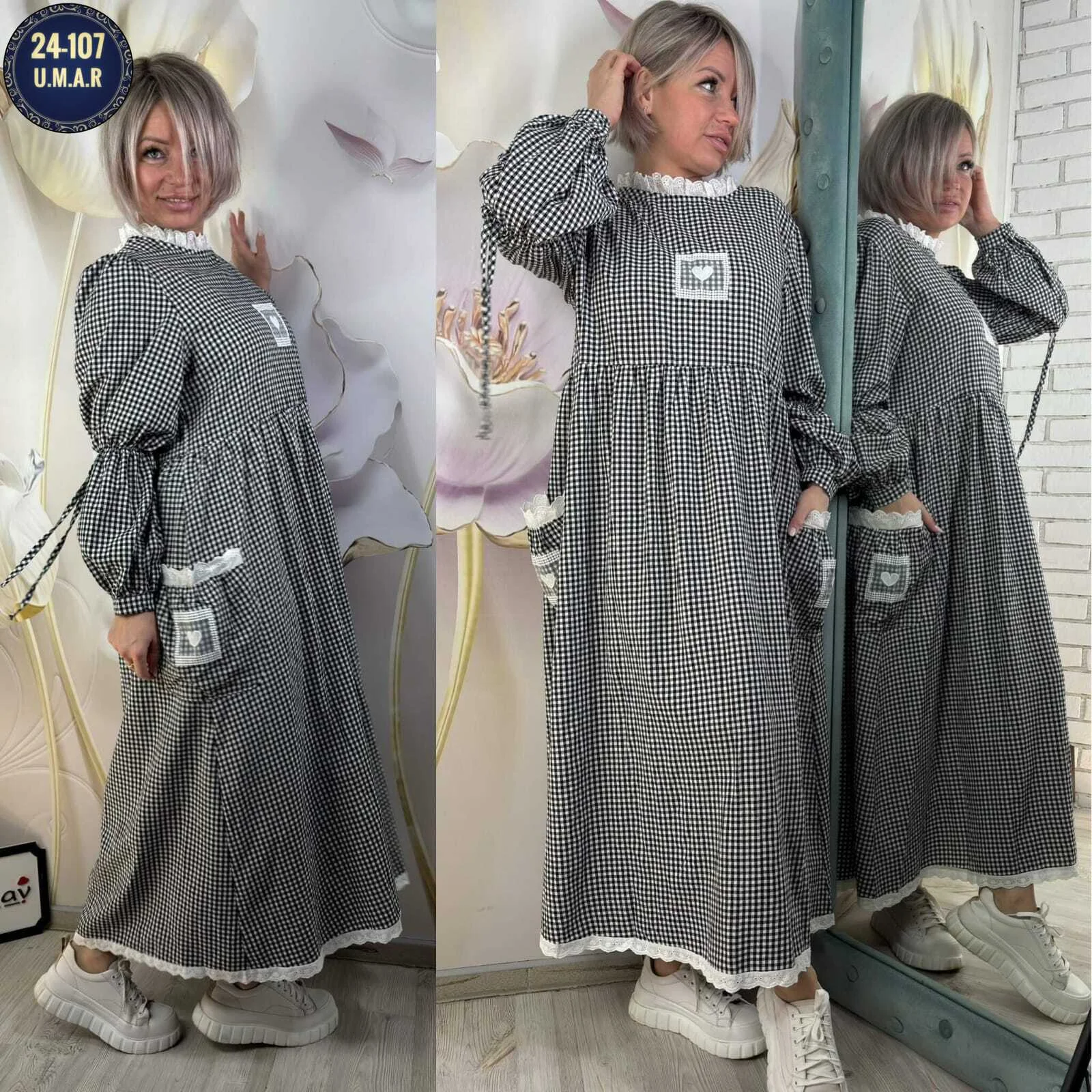 Новое поступление Снова радуем вас новой коллекцией платьев трендовый Ткань: Х/Б приятно к