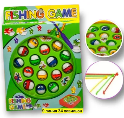 Игрушка, пластик Игра настольная для детей магнитная рыбалка Цена штучно: 250руб Цена опто