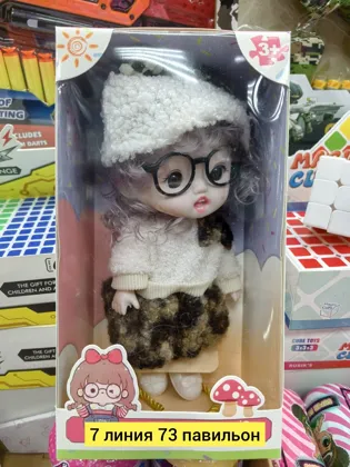 Цена штучно: 399руб Цена оптом: 320руб упак. 6шт=1920руб Кукла, пластик без выбора цвета к