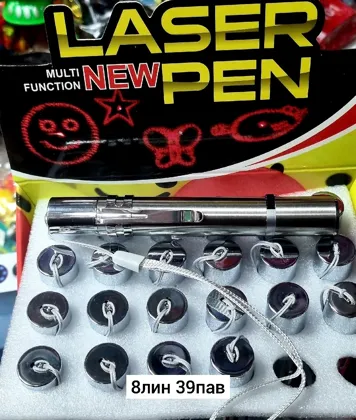 Игрушка, металл Фонарь карманный USB зарядка лазер ультрафиолет 24 шт/уп Место 8-39 Цена ш