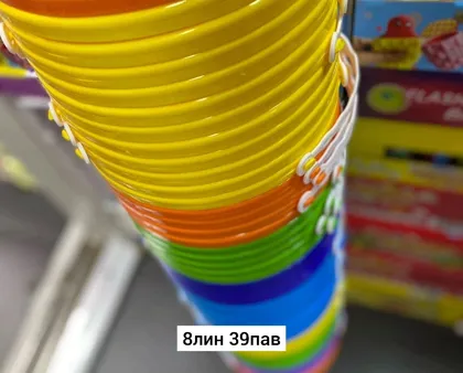 Игрушка, пластик Ведро большое Диаметр 17,5см Высота 16см Цена штучно: 100руб Цена оптом: