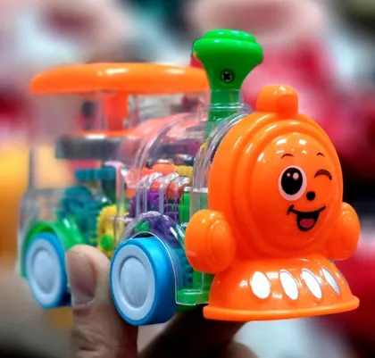 Игрушка, пластик Паравозик светящийся и перевeртыши в упаковке 8шт Место 8линия 39павильон