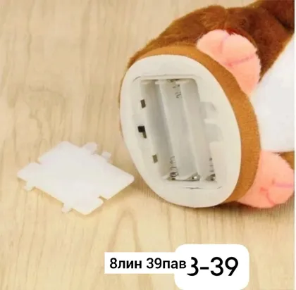 Игрушка, пластик Плюшевый говорящий Хомяк-повторюшка / Описание Говорящий хомяк суперпопул