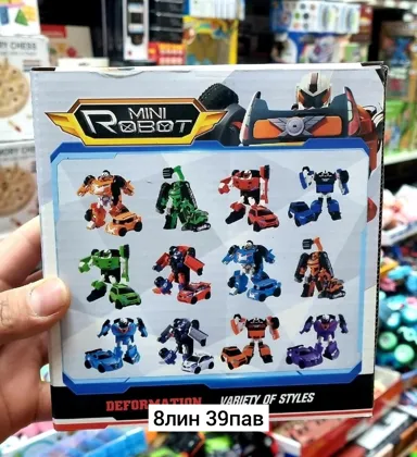 Игрушка, пластик Робот трансформер без выбора Цена штучно: 150руб Цена оптом: 140руб упак.