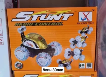 Игрушка, пластик МАШИНКА ПЕРЕВЕРТЫШ НА РАДИОУПРАВЛЕНИИ Радиоуправляемая машинка-акробат со