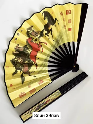 Игрушка, дерево Складной вентилятор в китайском стиле, летний ручной вентилятор для струйн