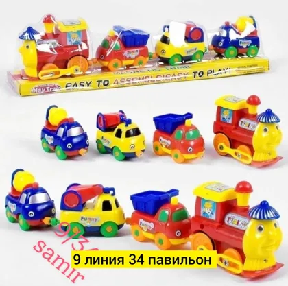 Игрушка, пластик паровозик на магнитный Цена штучно: 250руб Цена оптом: 200руб упак. 5шт=1