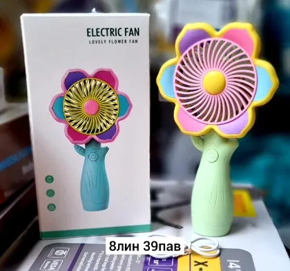 Игрушка, пластик Ручной детский вентилятор Размер упаковка 18,5 10 4,3см Цена штучно: 200р