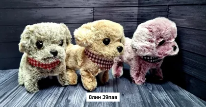 Игрушка, пластик ЗВУКОВОЙ И ДВИЖУЩИЙСЯ щенок Описание ПРЕДСТАВЛЯЕМ ВАМ ПРЕКРАСНОГО , МЯГКО