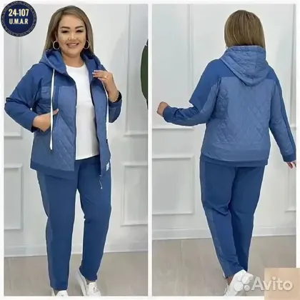 ПОЛУЧИЛИ НОВИНКА ШИКАРНАЯ ДВОЙКА ТЕПЛЫЙ КОСТЮМ ТКАНЬ: ФЛИС+СИНТЕПОН РАЗМЕРЫ: 50- 52 54- 56