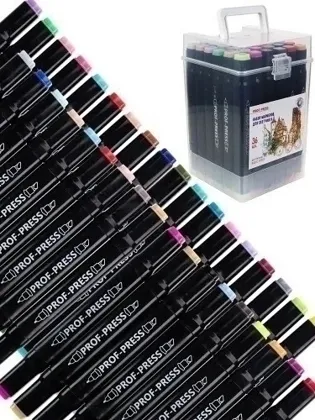 Маркеры для рисования и скетчинга Набор Канцелярия для школы Фломастеры двусторонние Цена