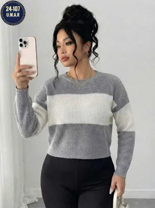 НОВИНКА Тренд Цвета без выбора сезона 2026 Бомбовый свитер, Размеры : 46-48-50-52-54 едины