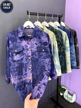 Получили Новинки Рубашка ткань джинса Фабричный Китай Размеры 42 44 46 48 50 единый