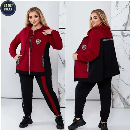 Распродажа Костюм двойка женский Ткань трикотаж Размеры 54-56 58-60 Цвета без выбора Цена