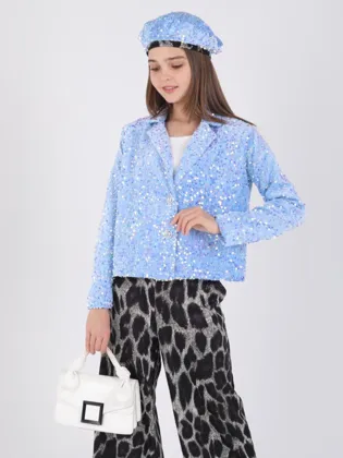 Цена штучно: 1000руб Цена оптом: 1000руб упак. 5шт=5000руб Костюм двойка, люрекс Размеры 1