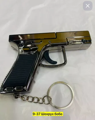 Цена штучно: 100руб Цена оптом: 100руб упак. 24шт=2400руб Игрушка, пластик Брелок пистолет