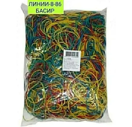 350р за 1кг Банковская резинка, цветная, 1 кг