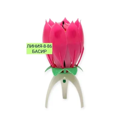 Музыкальная свеча для торта 49 размер 10см Свеча очень проста в использовании. Установите