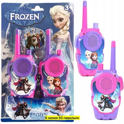 Детские рации с популярными героями 2 вида Для мальчика и для девочки Классный дизайн