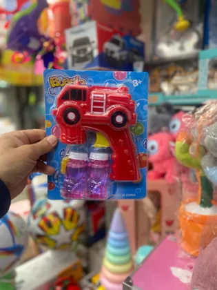 Пистолет мыльные пузыри стреляет автоматический пузыри с двумя баллончиками . Цена 250 . Ц