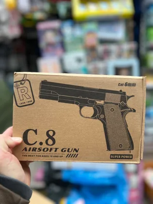 Металическая пистолет С8 Цена 700руб Место 9-37